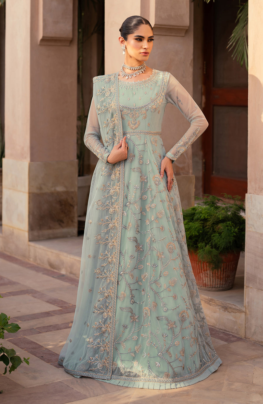 Zarif | Sahiba Formals | UNST-SBA-06 INEESA -  Zarif Ladies Clothes - Original Designer Dress - House of Maryam