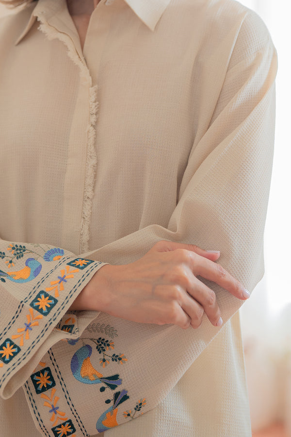 Sahar | Pret Essentials Winter 25 | Ivory Gleam-4