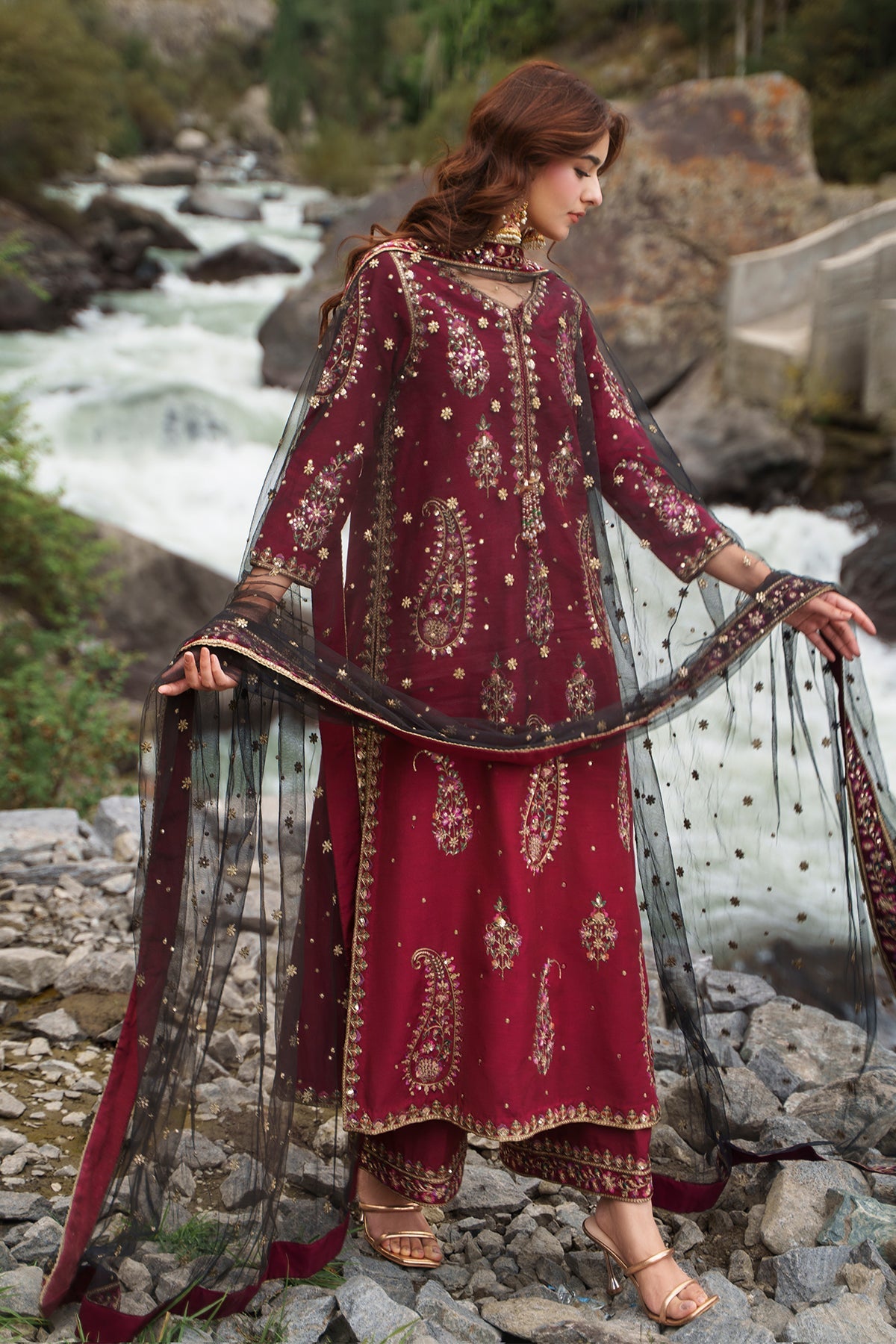 Charizma | Festive Pret | Embroidered Raw Silk CMA-6-448, image 2