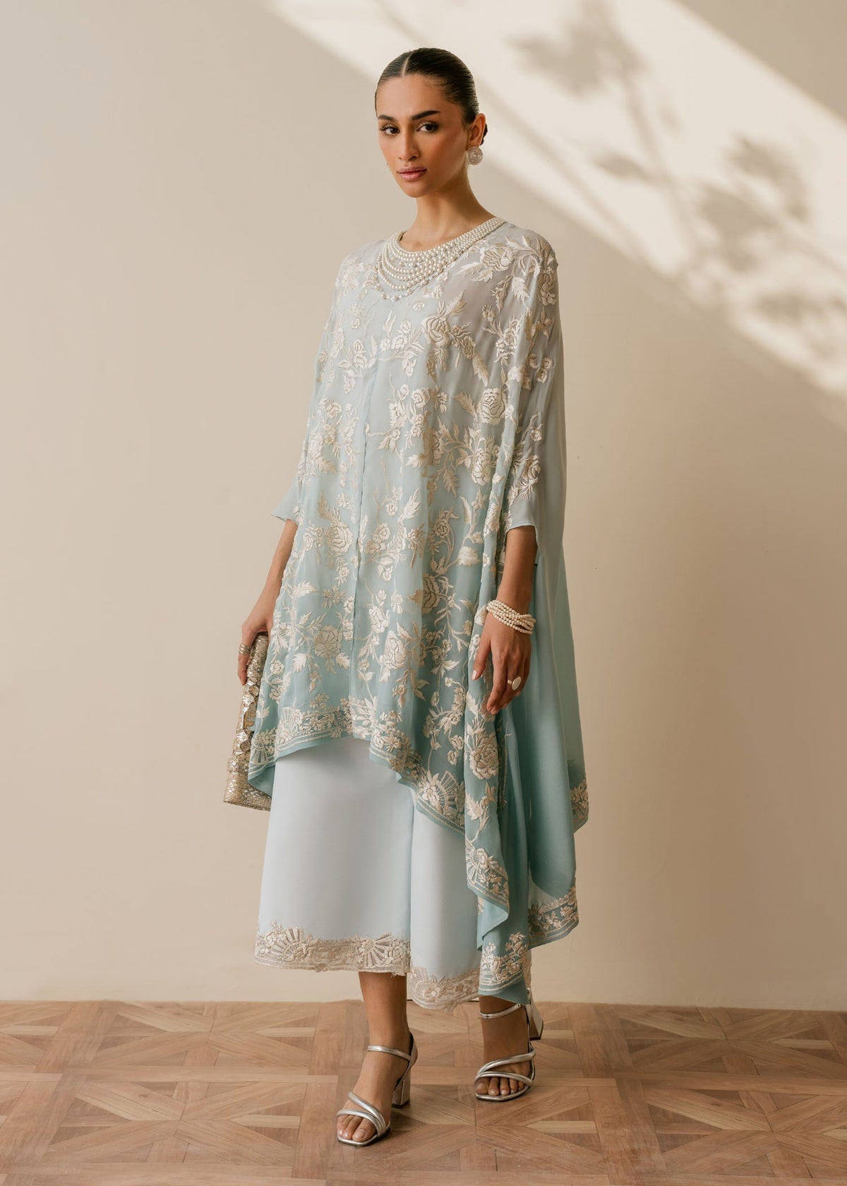 Mahgul | Samara Pret | Sea Pearl -  Mahgul Ladies Clothes - Original Designer Dress - House of Maryam