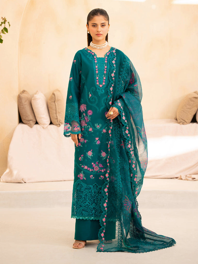 Rajbari | Jahaan Premium Festive Lawn | ZARA (Jahan) 3-A -  Rajbari Ladies Clothes - Original Designer Dress - House of Maryam