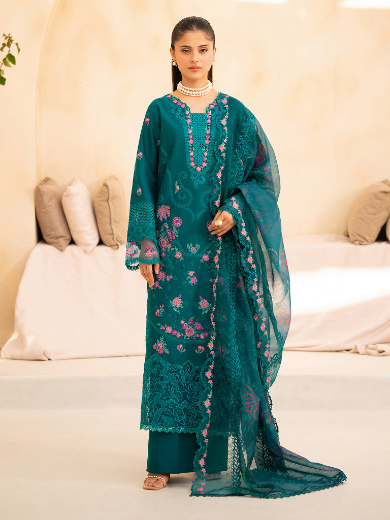 Rajbari | Jahaan Premium Festive Lawn | ZARA (Jahan) 3-A -  Rajbari Ladies Clothes - Original Designer Dress - House of Maryam