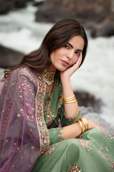 Charizma | Festive Pret | Embroidered Raw Silk CMA-6-446