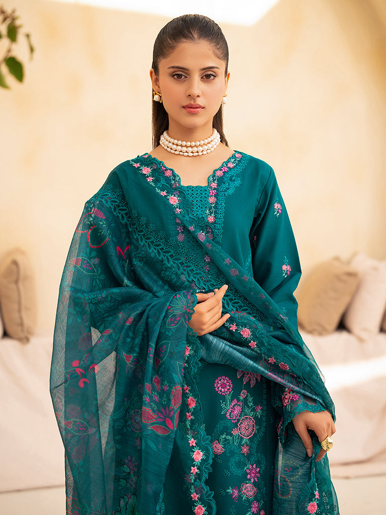 Rajbari | Jahaan Premium Festive Lawn | ZARA (Jahan) 3-A -  Rajbari Ladies Clothes - Original Designer Dress - House of Maryam