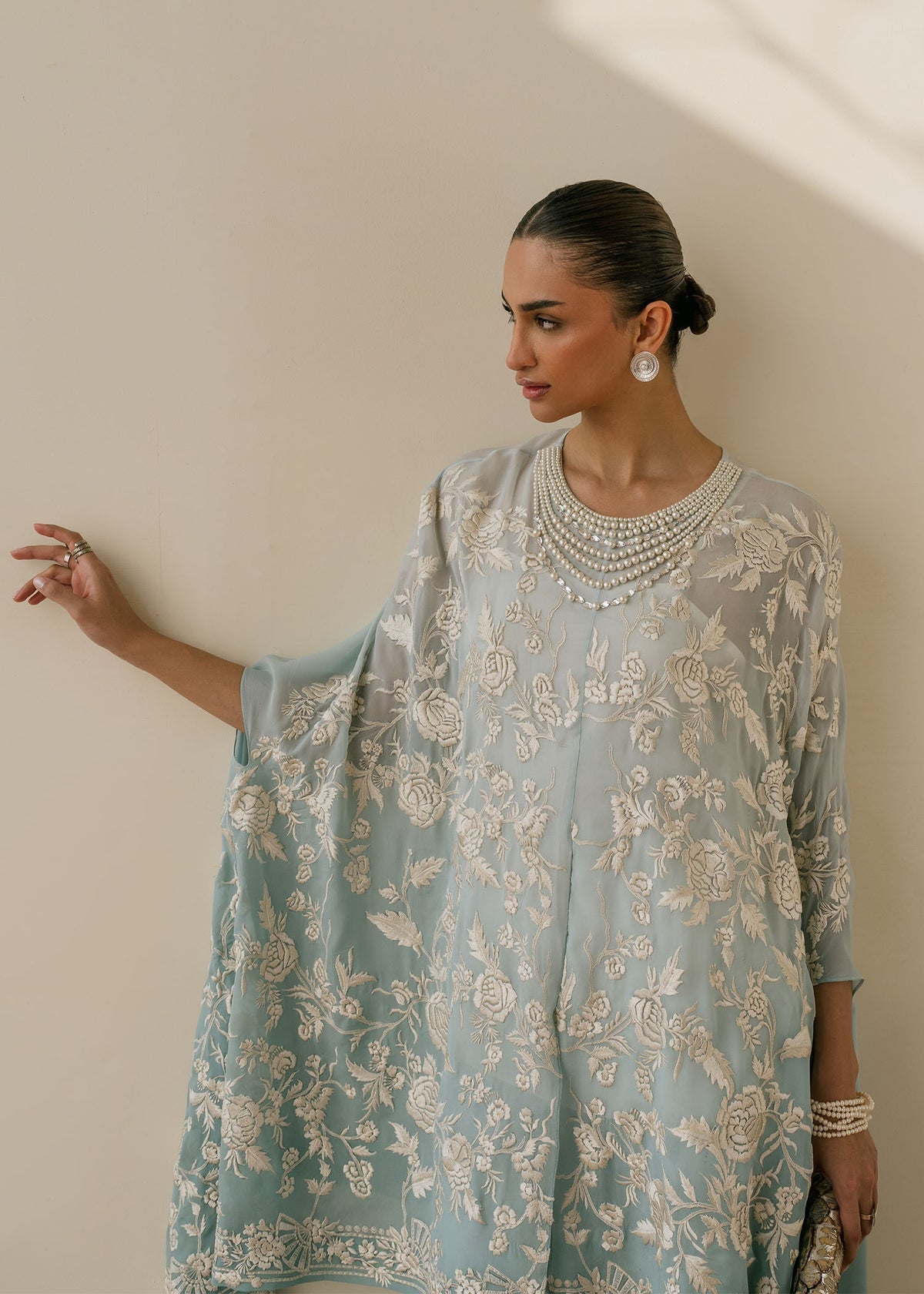 Mahgul | Samara Pret | Sea Pearl -  Mahgul Ladies Clothes - Original Designer Dress - House of Maryam