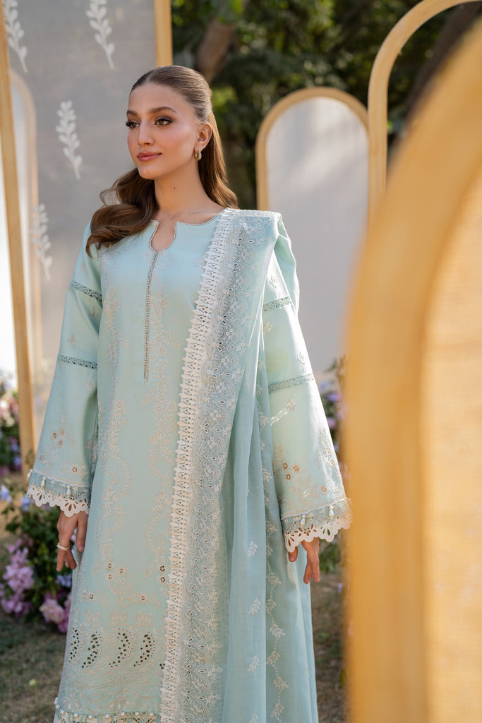 Florent | Chikankari Eid 25 | FLC-1A -  Florent Ladies Clothes - Original Designer Dress - House of Maryam