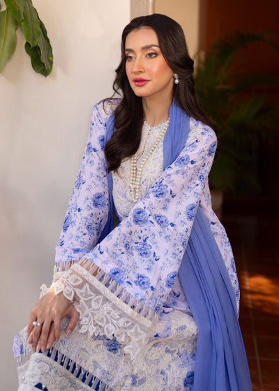 Myeesha | Lamhay Luxury Lawn 25 | Aasma -  Myeesha Ladies Clothes - Original Designer Dress - House of Maryam