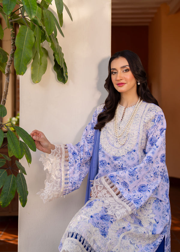 Myeesha | Lamhay Luxury Lawn 25 | Aasma -  Myeesha Ladies Clothes - Original Designer Dress - House of Maryam