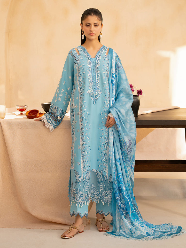 Rajbari | Jahaan Premium Festive Lawn | SIRA (Jahan) 5-B -  Rajbari Ladies Clothes - Original Designer Dress - House of Maryam