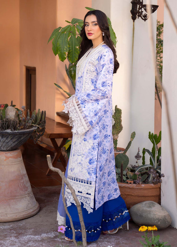 Myeesha | Lamhay Luxury Lawn 25 | Aasma -  Myeesha Ladies Clothes - Original Designer Dress - House of Maryam