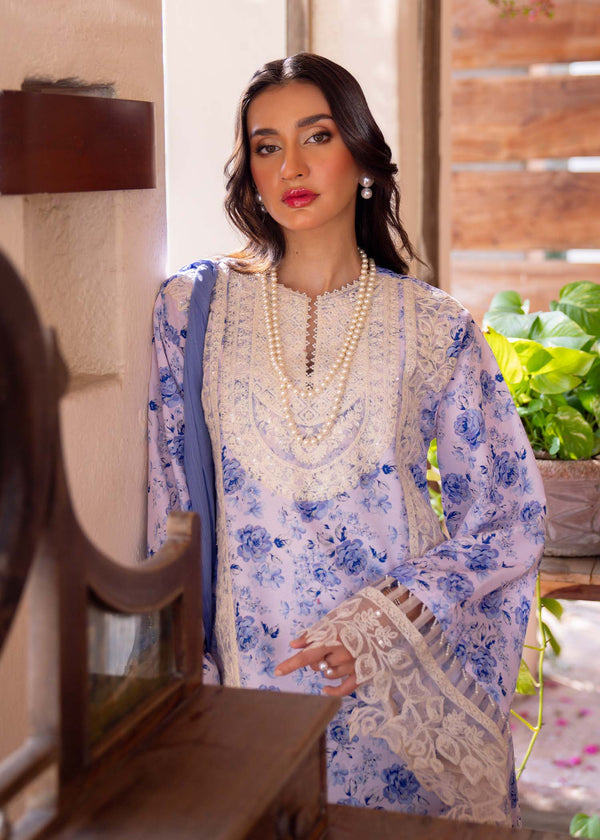Myeesha | Lamhay Luxury Lawn 25 | Aasma -  Myeesha Ladies Clothes - Original Designer Dress - House of Maryam