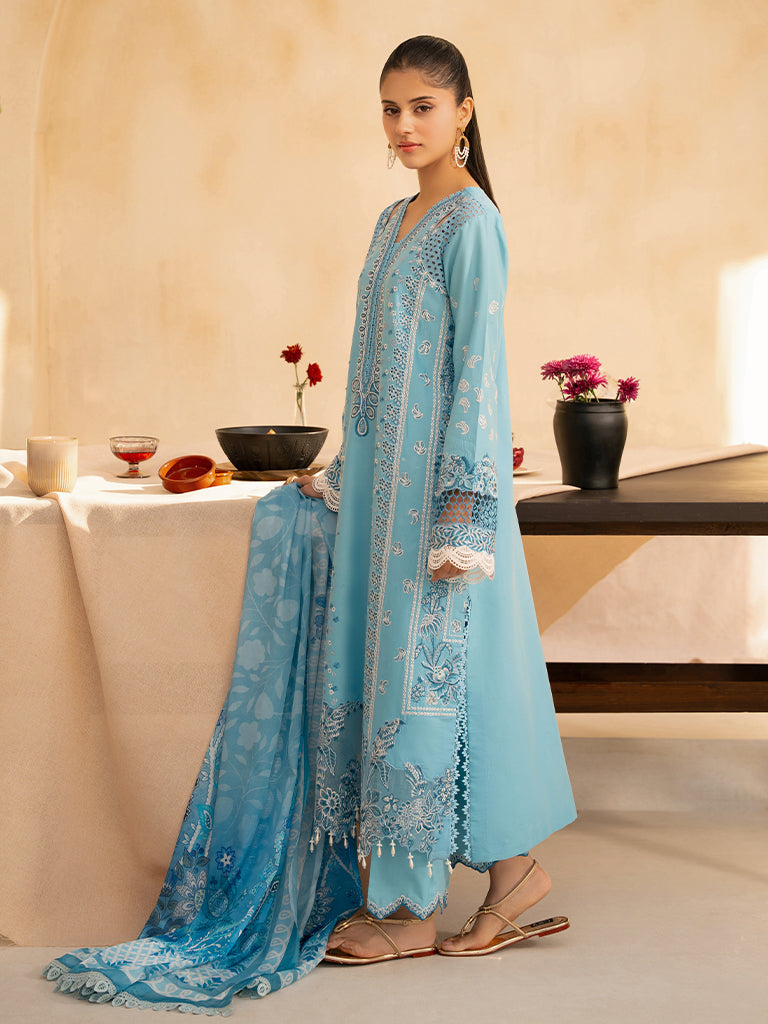 Rajbari | Jahaan Premium Festive Lawn | SIRA (Jahan) 5-B -  Rajbari Ladies Clothes - Original Designer Dress - House of Maryam