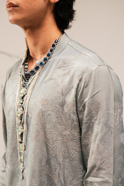Republic By Omar Farooq | Sherwani Couture | 'Rao' Hand Embroidered Open-Sherwani -  Republic by Omar Farooq SHERWANI COUTURE - Original Designer Dress - House of Maryam