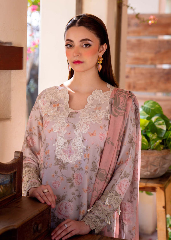 Myeesha | Lamhay Luxury Lawn 25 | Kanwal (Long Shirt) -  Myeesha Ladies Clothes - Original Designer Dress - House of Maryam