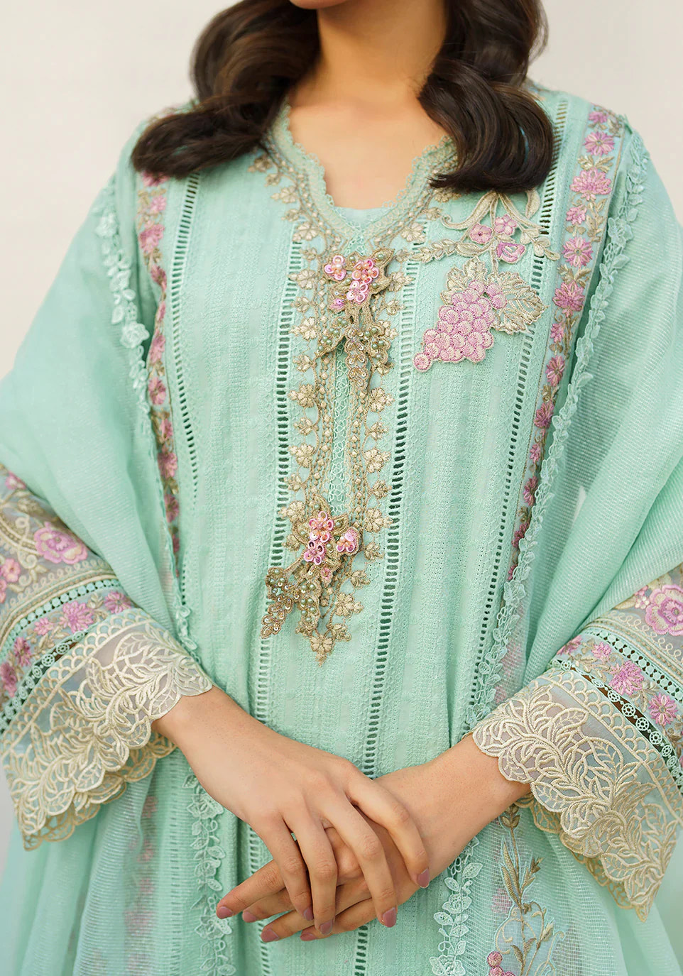 Zarqash | Belle Ame 24 | BL 006 Aqua Blue -  Zarqash Luxury - Original Designer Dress - House of Maryam