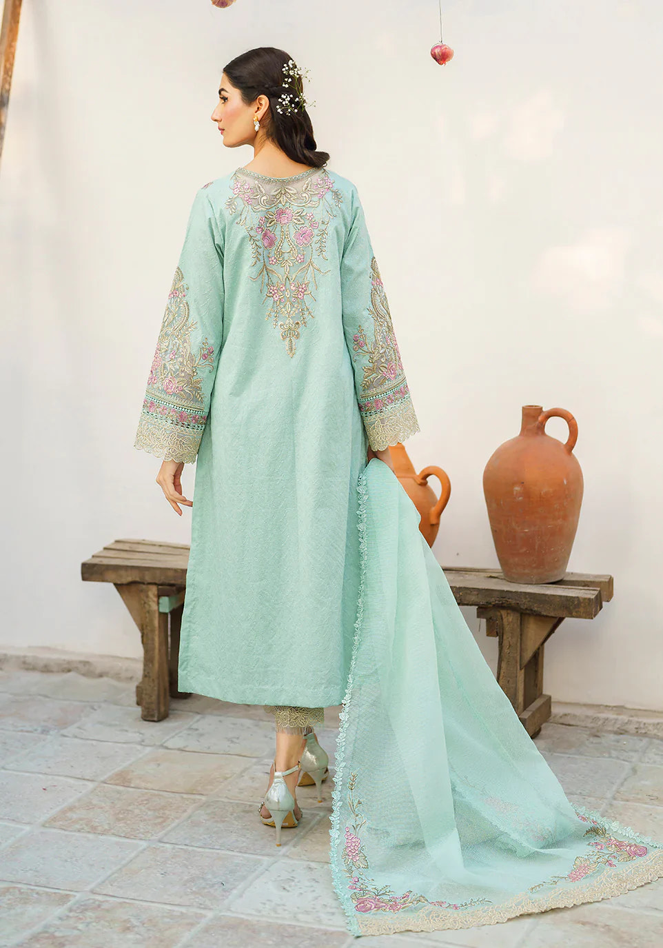 Zarqash | Belle Ame 24 | BL 006 Aqua Blue -  Zarqash Luxury - Original Designer Dress - House of Maryam