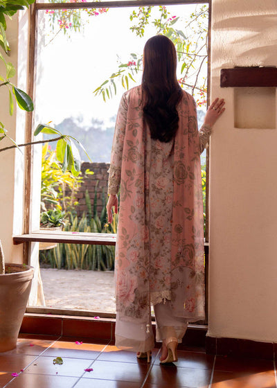 Myeesha | Lamhay Luxury Lawn 25 | Kanwal (Long Shirt) -  Myeesha Ladies Clothes - Original Designer Dress - House of Maryam
