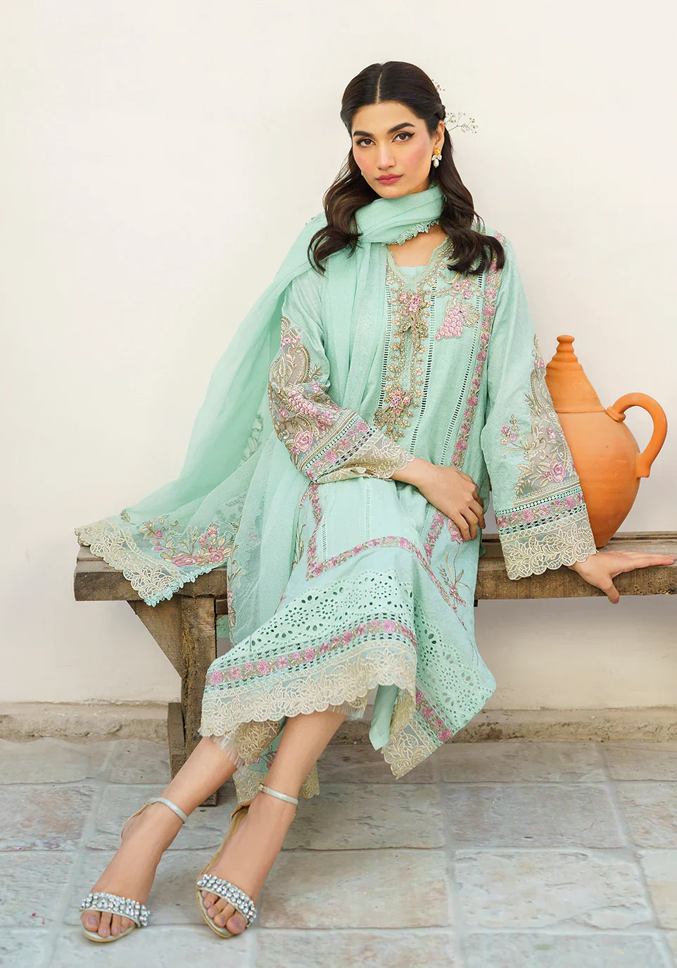 Zarqash | Belle Ame 24 | BL 006 Aqua Blue -  Zarqash Luxury - Original Designer Dress - House of Maryam