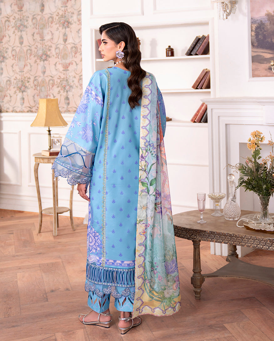 Roheenaz | Aezel Embroidered Cambric | Miren -  Roheenaz Ladies Clothes - Original Designer Dress - House of Maryam