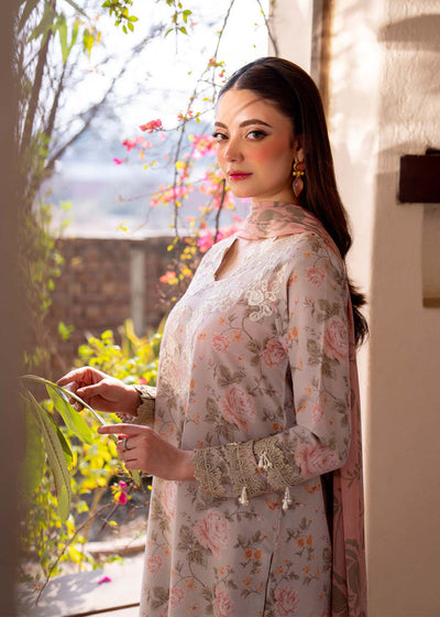 Myeesha | Lamhay Luxury Lawn 25 | Kanwal (Long Shirt) -  Myeesha Ladies Clothes - Original Designer Dress - House of Maryam