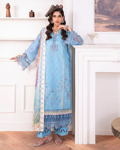 Roheenaz | Aezel Embroidered Cambric | Miren -  Roheenaz Ladies Clothes - Original Designer Dress - House of Maryam