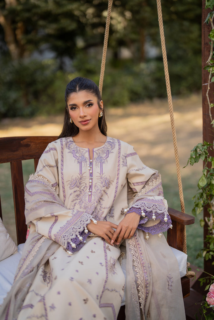 Florent | Chikankari Eid 25 | FLC- 3B -  Florent Ladies Clothes - Original Designer Dress - House of Maryam