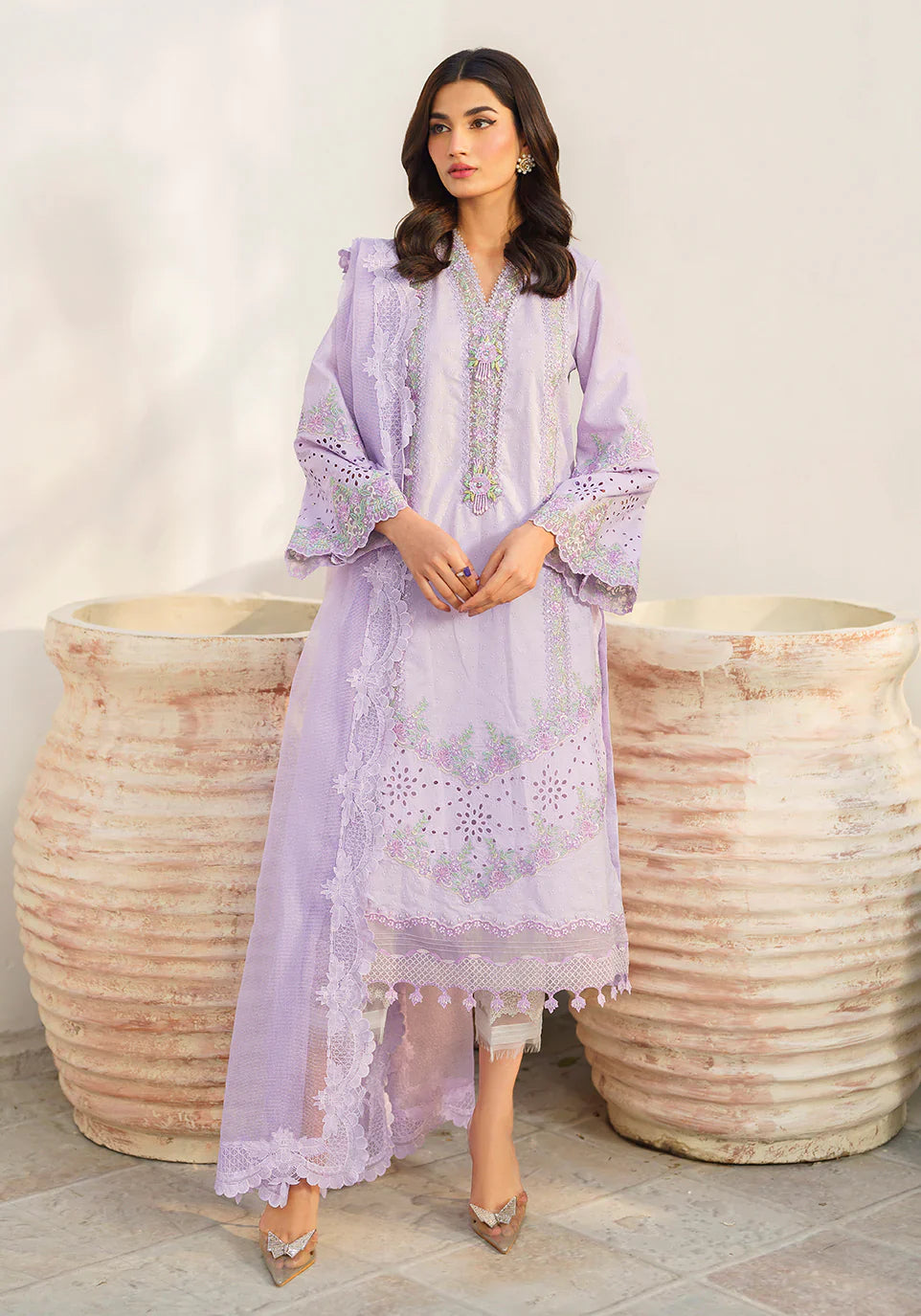 Zarqash | Belle Ame 24 | BL 011 Fleur Lilas by Designer Zarqash - House of Maryam - Pakistani Designer Ethnic Wear in {{ shop.shopifyCountryName }}