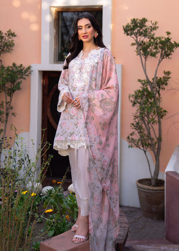 Myeesha | Lamhay Luxury Lawn 25 | Kanwal (Short Shirt) -  Myeesha Ladies Clothes - Original Designer Dress - House of Maryam