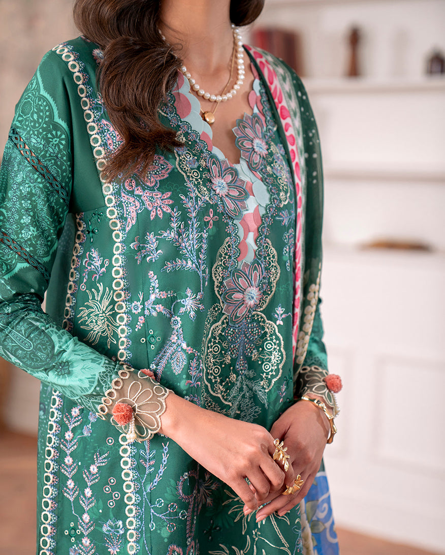 Roheenaz | Aezel Embroidered Cambric | Maham -  Roheenaz Ladies Clothes - Original Designer Dress - House of Maryam