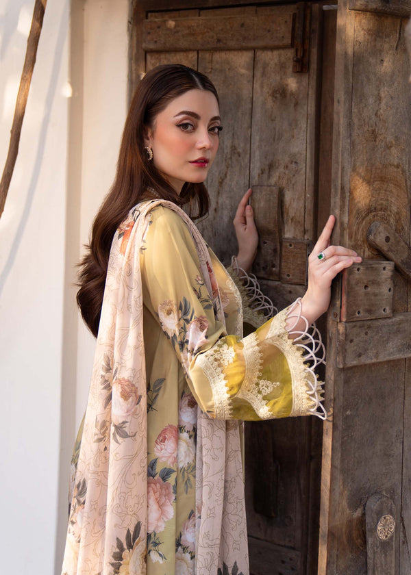 Myeesha | Lamhay Luxury Lawn 25 | Zarnish -  Myeesha Ladies Clothes - Original Designer Dress - House of Maryam