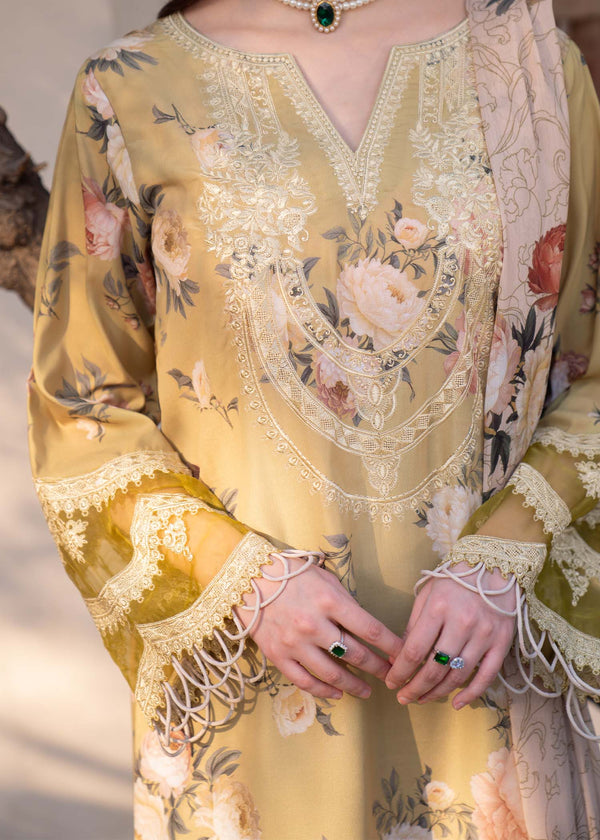 Myeesha | Lamhay Luxury Lawn 25 | Zarnish -  Myeesha Ladies Clothes - Original Designer Dress - House of Maryam