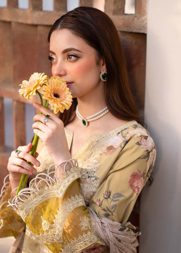 Myeesha | Lamhay Luxury Lawn 25 | Zarnish -  Myeesha Ladies Clothes - Original Designer Dress - House of Maryam