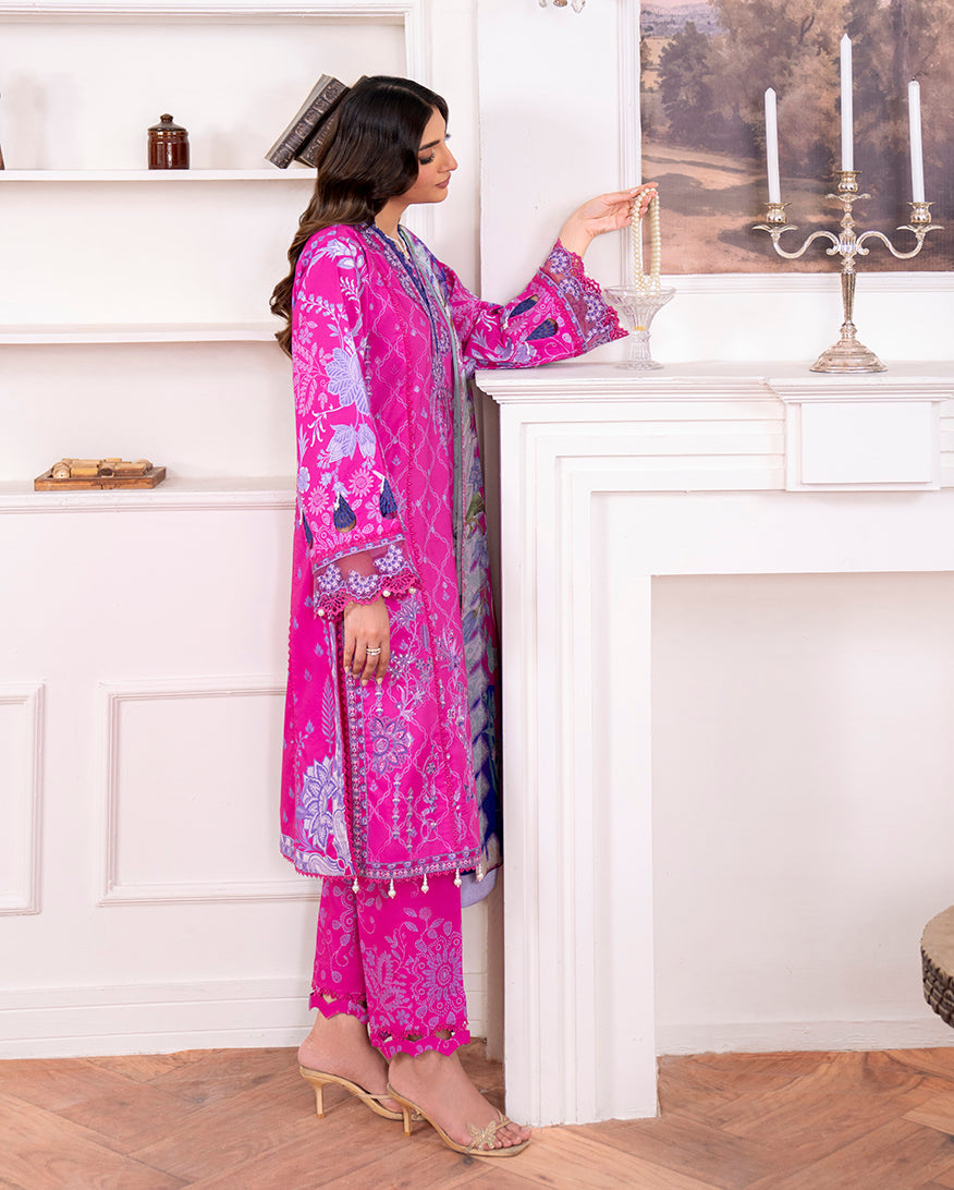 Roheenaz | Aezel Embroidered Cambric | Novah -  Roheenaz Ladies Clothes - Original Designer Dress - House of Maryam