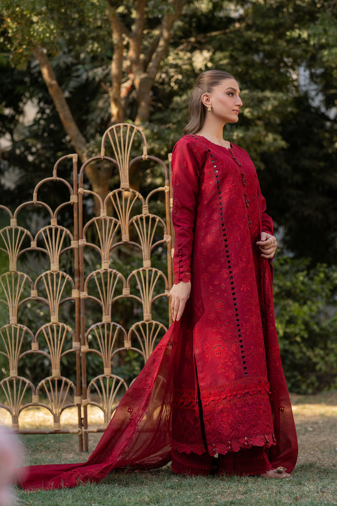 Florent | Chikankari Eid 25 | FLC- 4B -  Florent Ladies Clothes - Original Designer Dress - House of Maryam