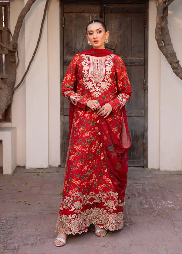 Myeesha | Lamhay Luxury Lawn 25 | Aatish -  Myeesha Ladies Clothes - Original Designer Dress - House of Maryam