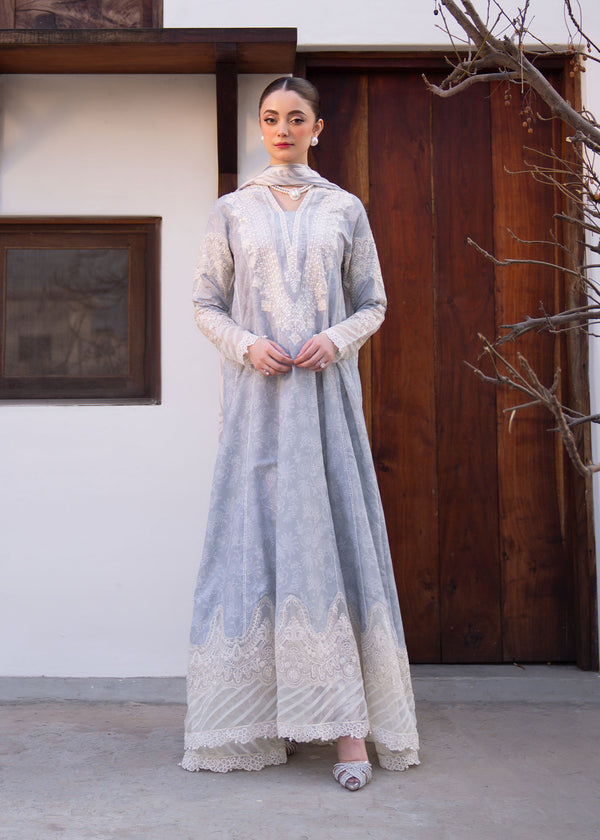 Myeesha | Lamhay Luxury Lawn 25 | Aabroo -  Myeesha Ladies Clothes - Original Designer Dress - House of Maryam