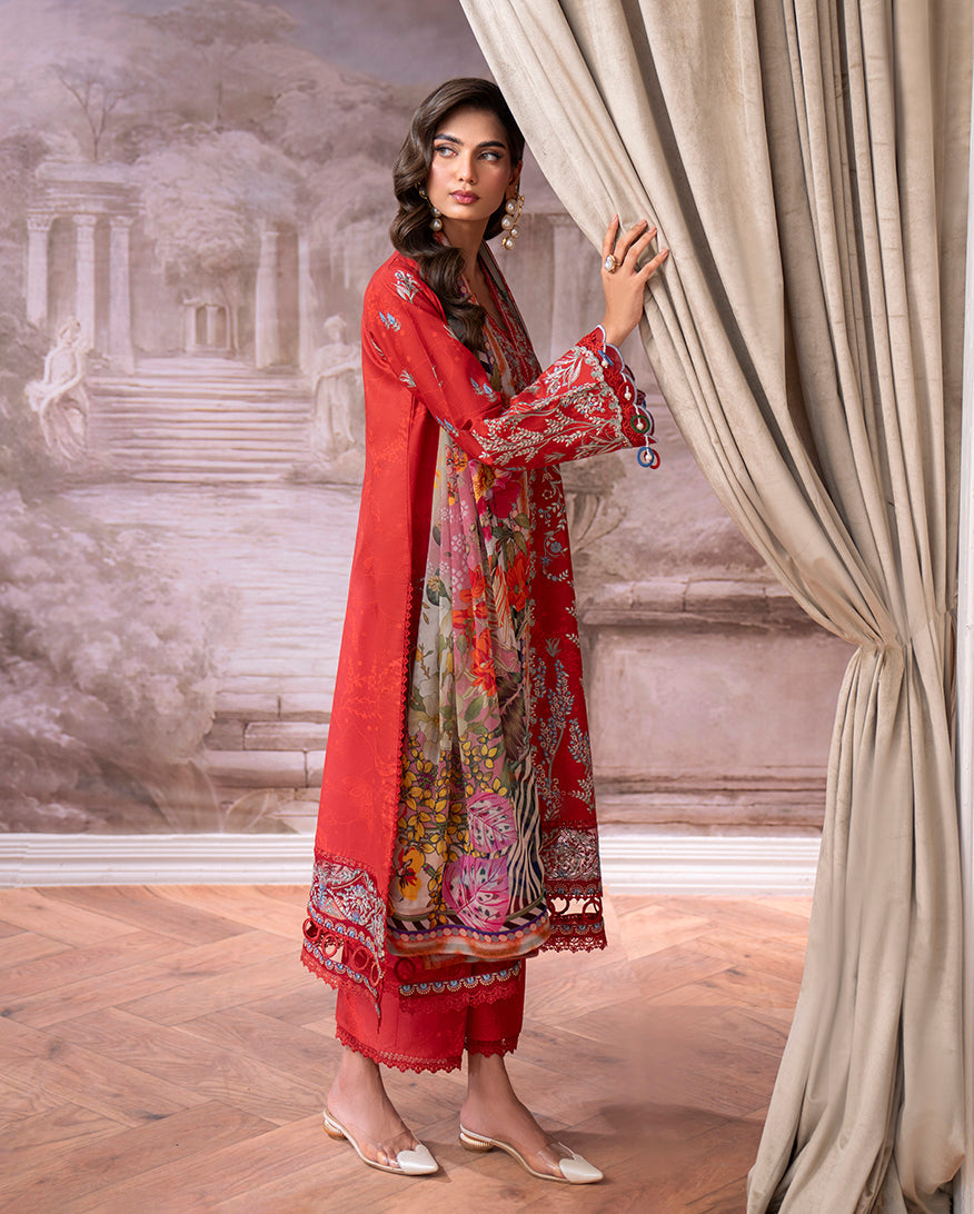 Roheenaz | Aezel Embroidered Cambric | Lyrah -  Roheenaz Ladies Clothes - Original Designer Dress - House of Maryam