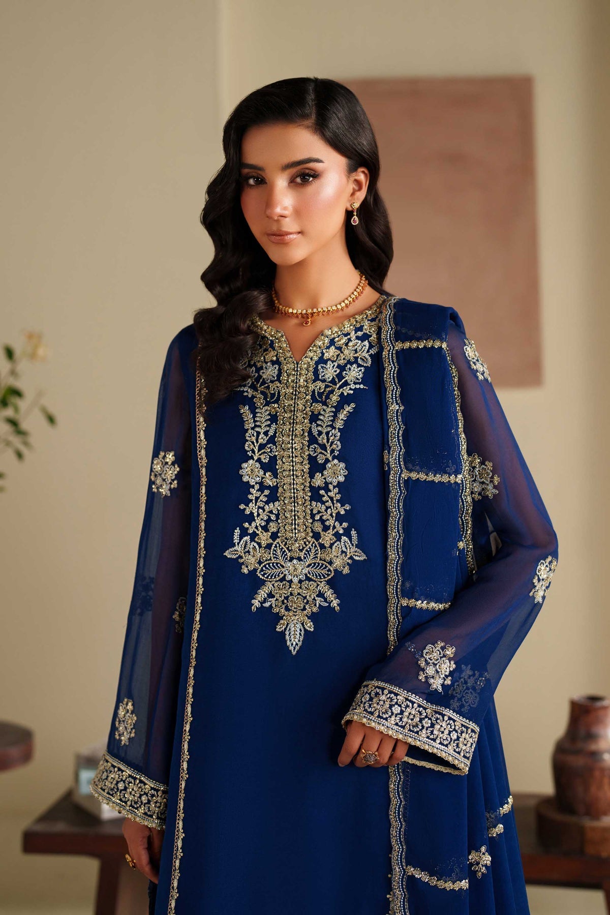 Akbar Aslam Sahar chiffon formal suit, photo 4