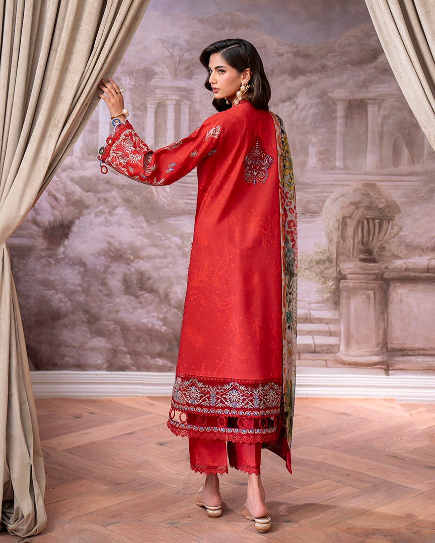 Roheenaz | Aezel Embroidered Cambric | Lyrah -  Roheenaz Ladies Clothes - Original Designer Dress - House of Maryam