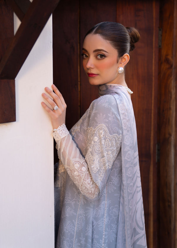 Myeesha | Lamhay Luxury Lawn 25 | Aabroo -  Myeesha Ladies Clothes - Original Designer Dress - House of Maryam