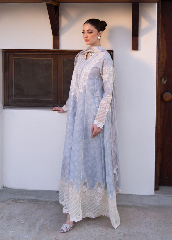 Myeesha | Lamhay Luxury Lawn 25 | Aabroo -  Myeesha Ladies Clothes - Original Designer Dress - House of Maryam