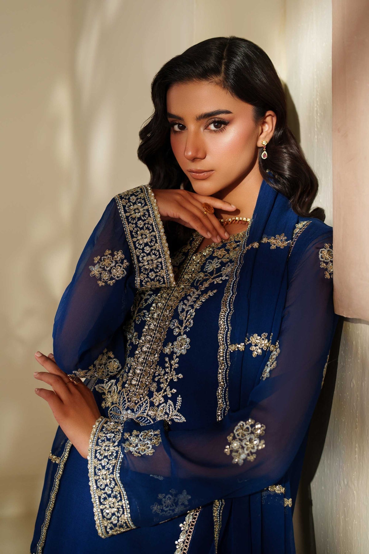 Akbar Aslam Sahar chiffon formal suit, photo 3
