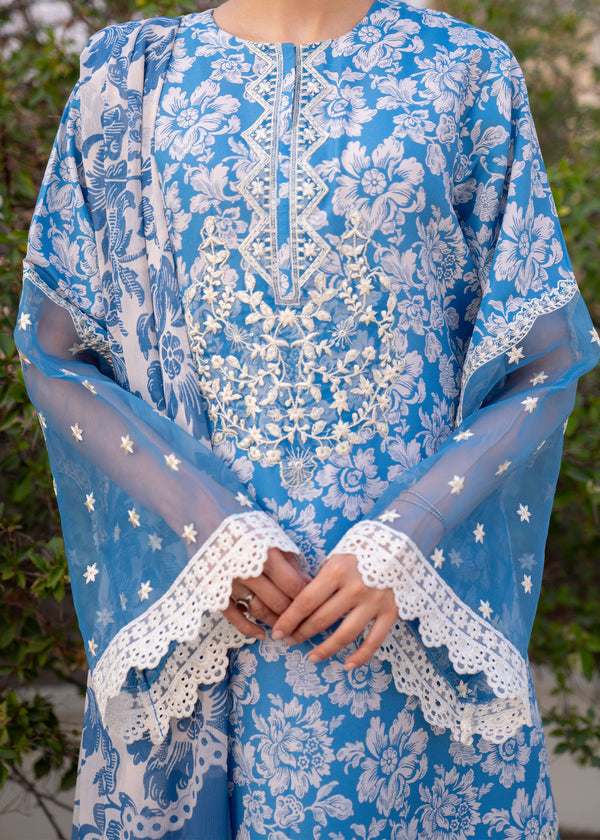 Myeesha | Lamhay Luxury Lawn 25 | Zarposh -  Myeesha Ladies Clothes - Original Designer Dress - House of Maryam
