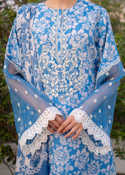 Myeesha | Lamhay Luxury Lawn 25 | Zarposh -  Myeesha Ladies Clothes - Original Designer Dress - House of Maryam