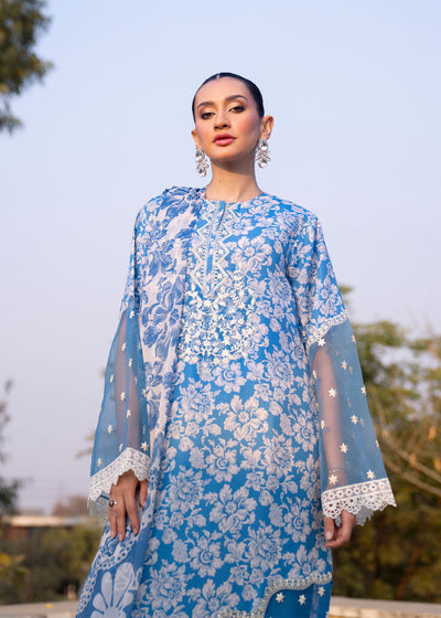Myeesha | Lamhay Luxury Lawn 25 | Zarposh -  Myeesha Ladies Clothes - Original Designer Dress - House of Maryam