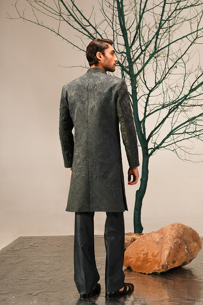 Republic By Omar Farooq | Sherwani Couture | 'Yunus' Hand Embroidered Sherwani -  Republic by Omar Farooq SHERWANI COUTURE - Original Designer Dress - House of Maryam