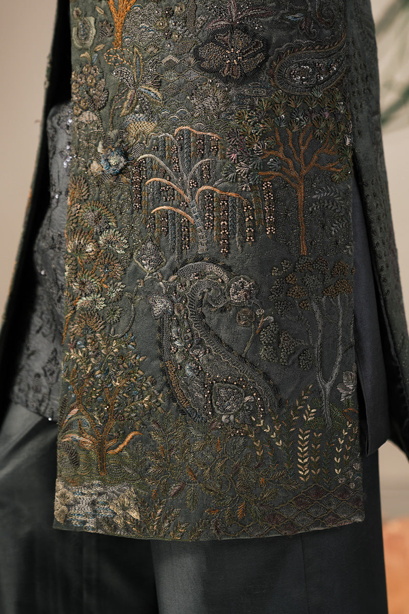 Republic By Omar Farooq | Sherwani Couture | 'Yunus' Hand Embroidered Sherwani -  Republic by Omar Farooq SHERWANI COUTURE - Original Designer Dress - House of Maryam