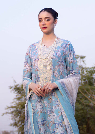 Myeesha | Lamhay Luxury Lawn 25 | Shabnam -  Myeesha Ladies Clothes - Original Designer Dress - House of Maryam