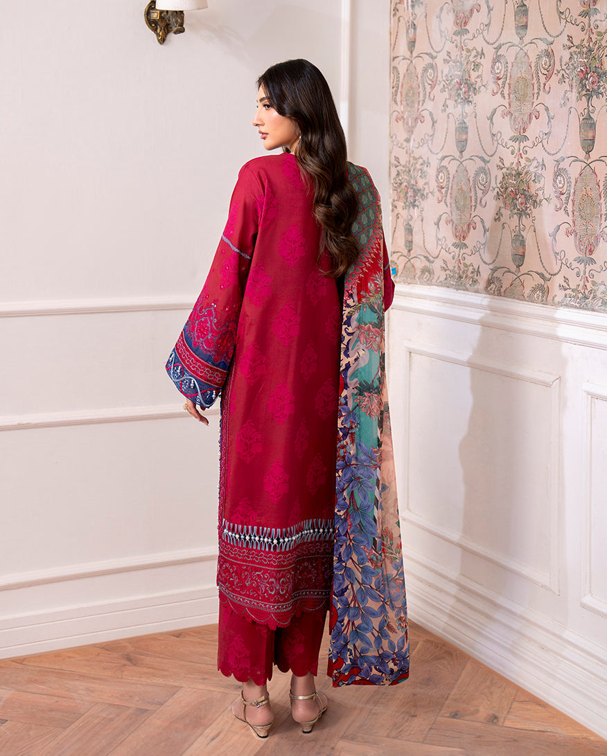 Roheenaz | Aezel Embroidered Cambric | Oriva -  Roheenaz Ladies Clothes - Original Designer Dress - House of Maryam