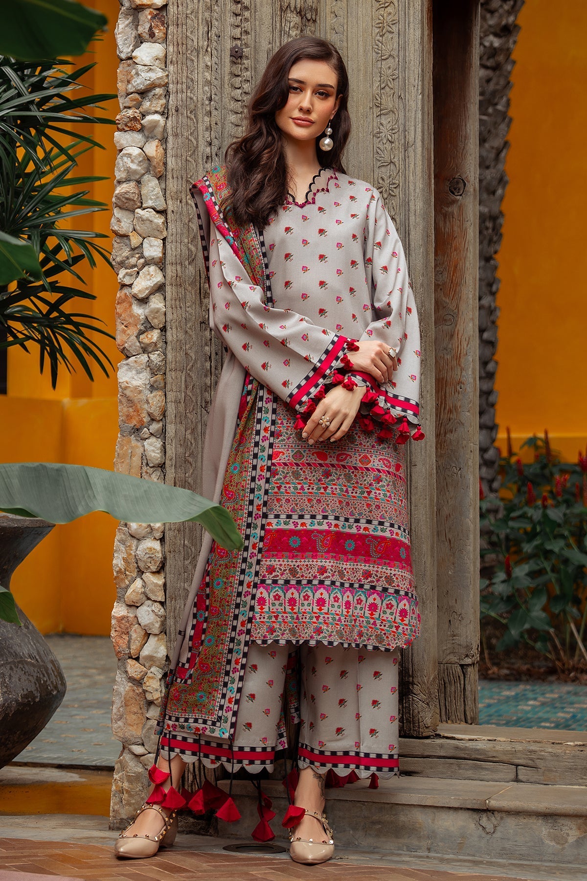 Charizma | C Prints Winter 25 |  3-PC Unstitched Printed Linen Collection CPW5-01